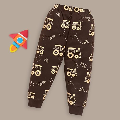 Image of LuvLap Baby Boys Full Sleeve Boys Hooded Sweatshirt & Pyjama Set