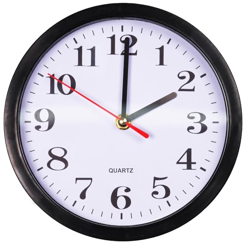 True Face Wall Clock Modern - Large Number Round Clock for W