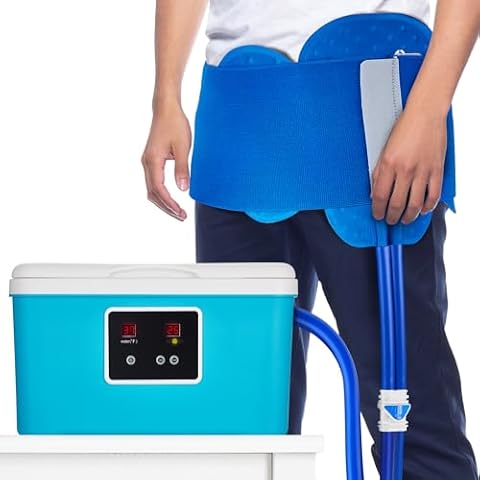 Cold Therapy System with Universal Pad for Hip, Back or Knee — Post-Surgery Care, Back Surgeries, Spinal Fusion, Hip Replacement, Osteoarthritis, ACL, MCL, Swelling, Sprains — Cryotherapy Freeze Kit Cover