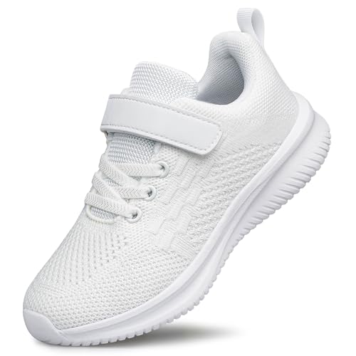 Girls White Sneakers Cheerleading Shoes Lightweight...