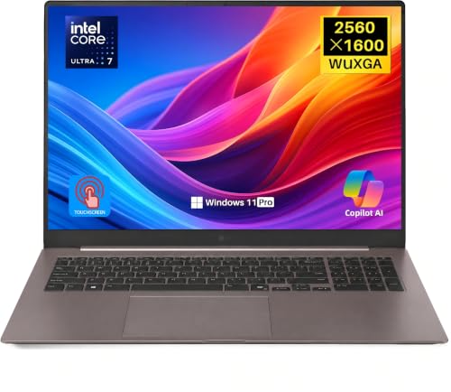 Image of LG Gram Max 17 inch 2.5K Touchscreen Laptop, Intel Ultra 7 Processor 355 Copilot AI+ PC- 32GB RAM,4TB SSD - Copilot + PC WQXGA IPS Display, WiFi 7 Backlit KB Lightweight Business Notebook, Windows 11 Pro