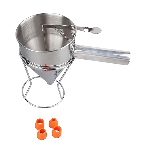 Dispensador de masa para panqueques que evita manchas en la cocina 8