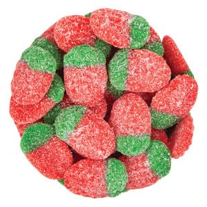 NY Spice Shop Gummy Wild Strawberries Sour Candy - 1 Pound Soft and Chewy Strawberry Shaped Gummies - Fruity Sour Gummy Candy Treats - Ideal for Snacking Party Favors Gift Bags and Dessert Tables