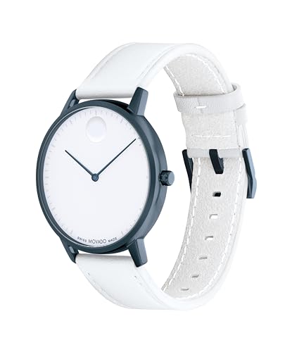 Movado Face Men's Luxury Quartz Watch - Swiss Movement - Water Resistance 30 Meters (3ATM) - Elegant Timepiece - Gift for Him - 41mm2