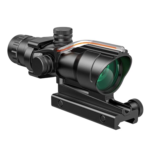 MidTen 4x32 Prism Scope with Red Fiber Illuminated