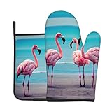Photo Gallery set di presine e guanto da forno con stampa flamingo beach, un must per la cucina, forno, microonde e grill. Photo Gallery set di presine e guanto da forno con stampa flamingo beach, un must per la cucina, forno, microonde e grill.