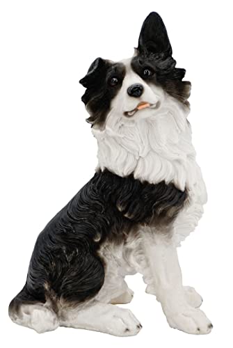 abc HOME | Figurita Decorativa Perro | Border Collie | 35 cm H