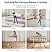 HIROHRTV 4ft Portable Ballet Barre for Home, Freestanding Dance Bar with Solid Wood, Adjustable Height (6.7