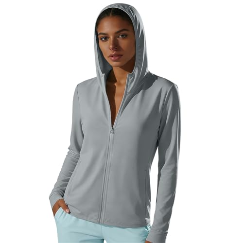Veste protection solaire UPF 50+ femme séchage rapide et manches longues