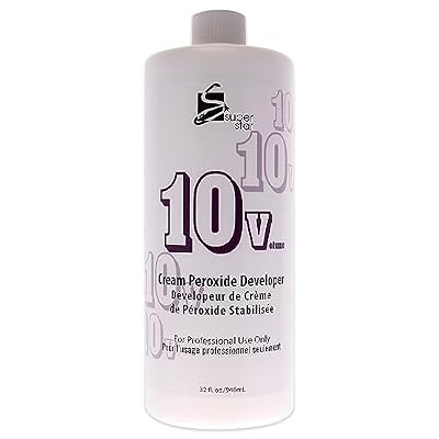 SUPER STAR 10v Cream Peroxide Developer, 32 Fluid Ounce