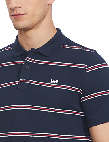 Image of Lee Men's Striped Regular Fit T-Shirt