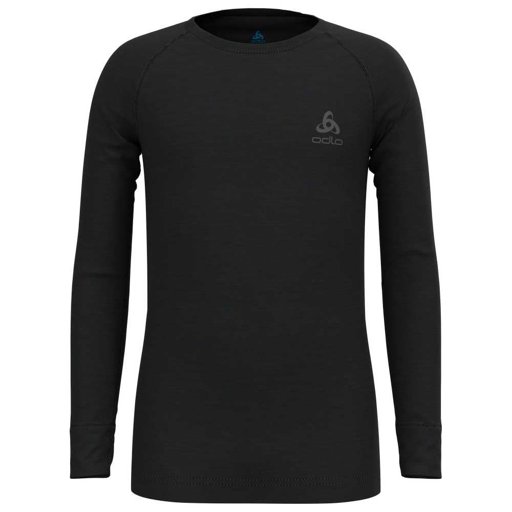 Odlo Kids Functional Underwear Long Sleeve Shirt MERINO 200 KIDS, black, 116