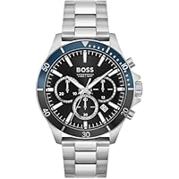 Hugo Boss Troper Stainless Steel Black Dial Men's Watch