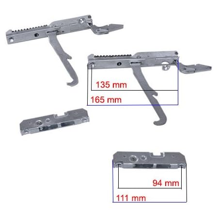 Easyricambi Kit Cerniere Forno Destra Sinistra - Forno 90cm KCF5394 Smeg  931330250 931330249 : Amazon.it: Grandi elettrodomestici