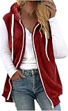 Sherpa Fleece Jacket Women Plus Size Winter Warm Zip Up Faux Fur Hoodie Coats Comfy Cardigan Outerwear with Pocket (Wine Red 2,Large)