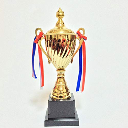 تويفيان كأس جوائز معدني ذهبي للبطولات الرياضية ومسابقات الشرف المدرسية 35.5 سم