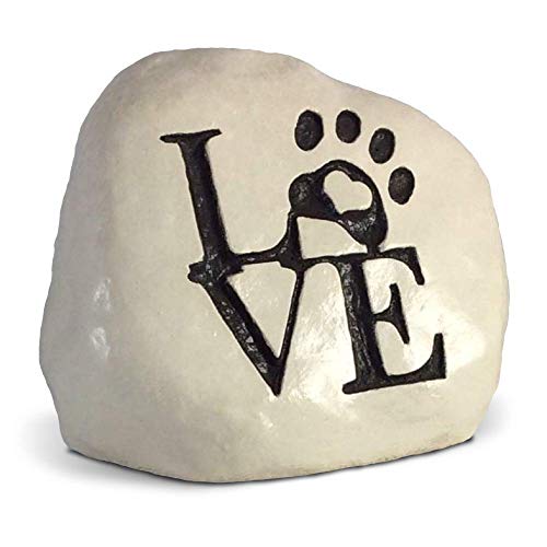 Love And A Paw Print. Engraved In A Heavy Little Rock - Packed In A Sturdy Gift Box #TOP19