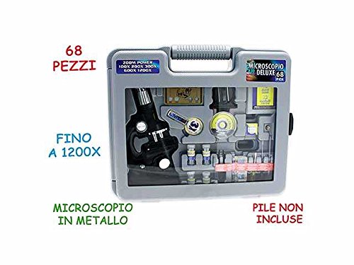 LIBERAONLINE Maletín microscopio 68pzcargiocattolo Idea regalo # AG17