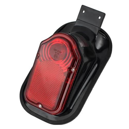 Piloto trasero de moto retro para rutas en carretera y viajes Touring personalizados