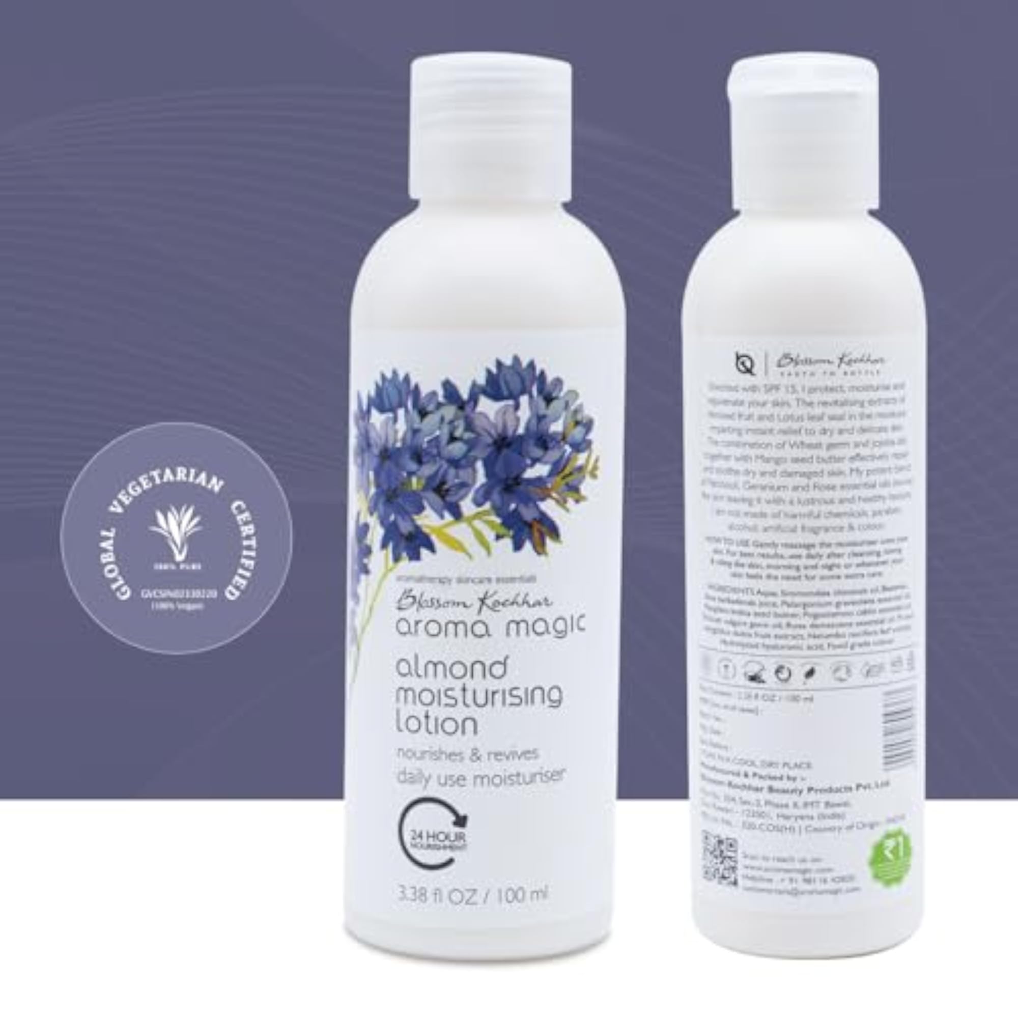 Almond Moisturising Lotion SPF 15, 24H Nourishment