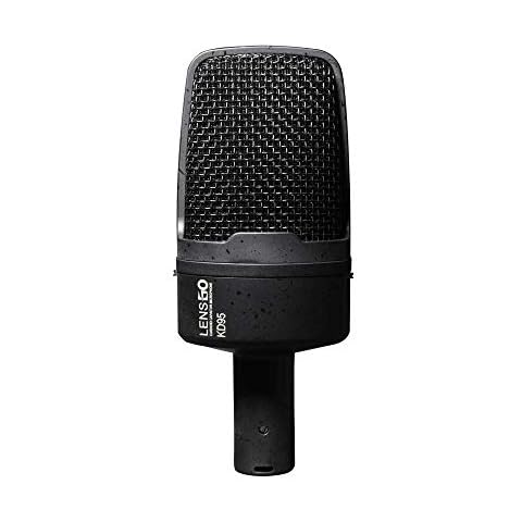 Condenser Microphone, LENSGO KD95 Professional Cardioid Studio Condenser Mic with XLR to 3.5mm Cable for Podcasting, Streaming, Vocal Recording, Singer, Podcaster, Skype, YouTube (Black) Cover