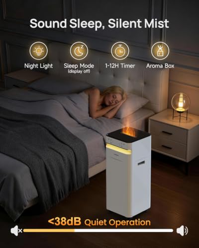 Image of YOKEKON Humidifier Large Room 5.8Gal /22L, Cool Mist Humidifiers for Home