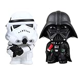 Perfekte Tortendekoration: Fertige Partydekorationen mit Star Wars Motiven für Kinder Die Tortendekorationen sind mit Cartoons gestaltet, die bei Kindern sehr beliebt sind. Dekorieren Sie Ihr Zuhause mit Tortendekoration und schaffen Sie eine fröhliche Partyatmosphäre.