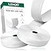 Price comparison product image LZHOO Double Sided Hook and Loop Tape | 16.4FT X 2CM | Strong Double Sided Adhesive Tape Heavy Duty, for Home and Office Use, Versatile Mounting Solution (White)