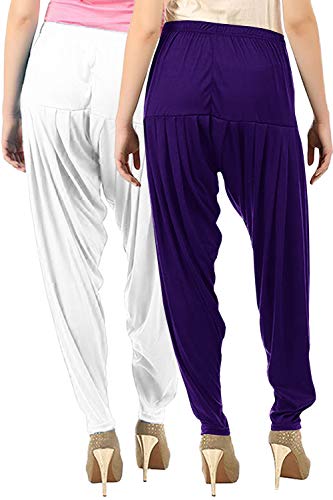 Image of Buy That Trendz Patiala Salwar for Women Viscose Patiala Pant Combo