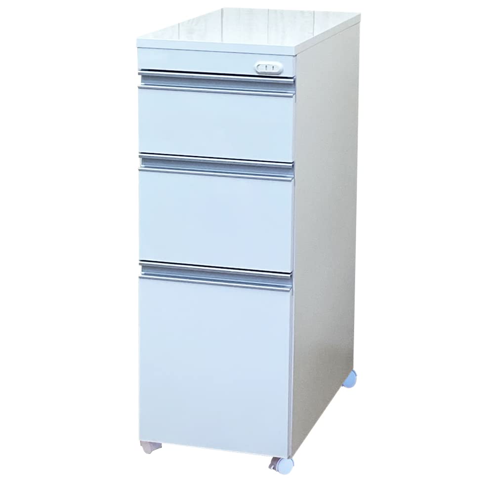 Amazon.co.jp: 隙間 ワゴン キャスター コンセット 付き 幅 30 cm