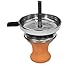 Produktbild Marvelous Shisha Kopf Tonkopf mit Kaminaufsatz und Gummigriff Kopf (Ton Kopf)