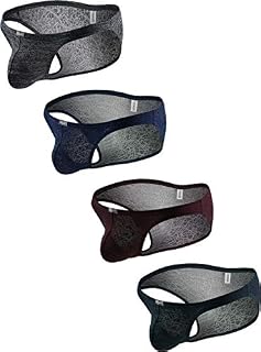 iKingsky Men's Breathable Pouch Briefs Sexy Bulge Bikini Underwear Low Rise Mens Under