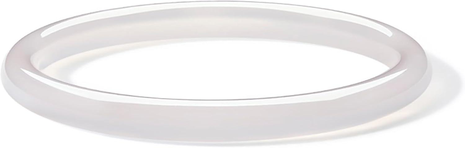 ZHOU LIU FU Bangle Bracelets for Women Blue Green White Chalcedony Round Bracelets Natural Gemstone Lucky Accessory Gift with Certificate Her Mom