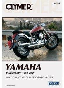 Clymer Publications MANUAL YAM XVS650/650A98-09 Manuals & Videos- M495-6