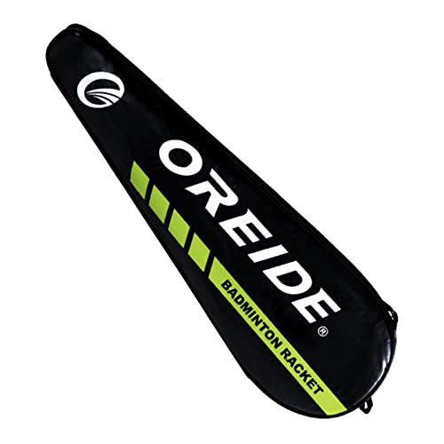 simhoa Capa de Raquete de Badminton Bolsa de Transporte PU Estojo de Remo para Homens, Verde