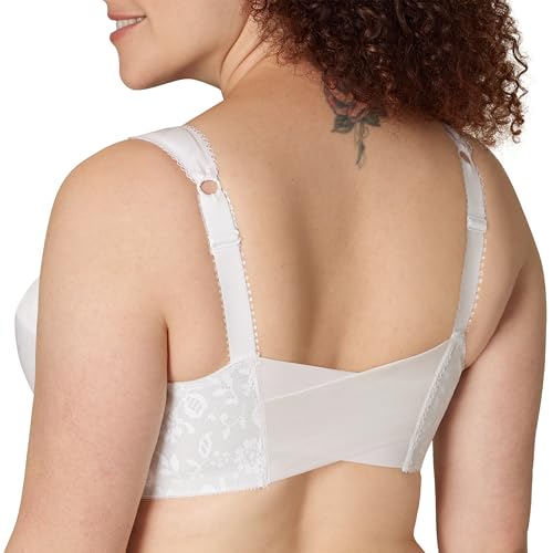 Playtex womens 18 Hour Front-close Wirefree Bra W/Flex Back Us4695 Full Coverage Bra