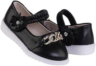 حذاء كاجوال من الجلد للبنات من توباكو، لون اسود، مقاس 23 EU، موديل 705