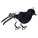 Produktbild PETSOLA Lebensechte Taubenschrecke Vogelschrecke Garten Rabe Krähe Figur Black Feathered Crows Vögel - Elster