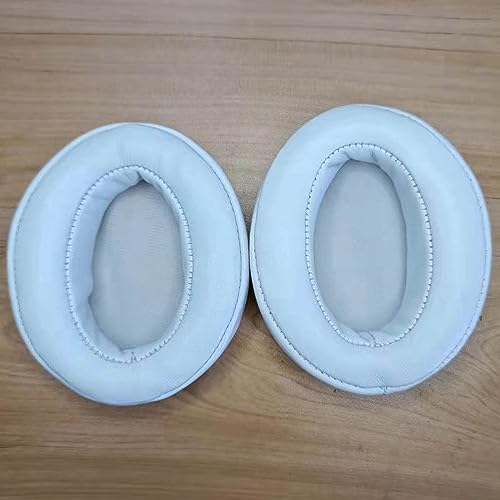 Momentum2.0 Earpads Replacement Protein Leather Ear Pads Cushions Cover Repair Parts Compatible with Sennheiser Momentum 2.0 Over-Ear Headphones (White/Sheepskin)