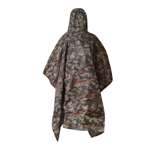 Chubasquero Multifuncional - Poncho de Lluvia 220*145 cm | Chubasquero impermeable, poncho de lluvia portátil resistente al agua, multiusos para senderismo, ciclismo, viajes, mochila portátil, uso de
