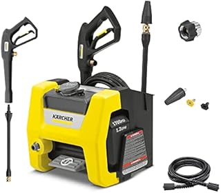 Karcher K1700 Cube 1700 PSI 1.2 GPM TruPressure Electric Pressure Washer - 2125 Max PSI Power Washer with 3 Nozzles for Cleaning Cars, Siding, Driveways, Fencing, & More