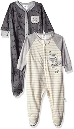 Just Born Unisex Baby 1 and 2 Pack Sleep 'N Play boy fox 0-3 Months