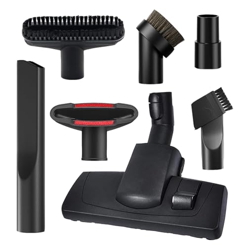 Image of Alrens Vacuum Attachments for Miele Vacuum C1 C2 C3 S2 S4 S5 S6 S8 Series | Includes Vacuum Brush Head, HorseHair Dust Brush, Crevice Tool and More, Ideal for Carpets, Hard Floor & Car Detailing