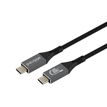 Paugge USB 3.2 Cable - 20Gbps, USB C Image, Audio, Data and Charging Cable - 4K 120Hz/60Hz, 2K 144Hz, 1080p 240Hz, HDR (3 Meters)