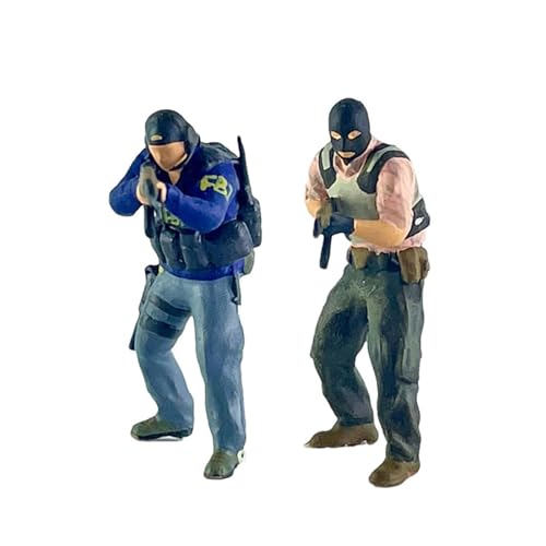 Figurines 1/64 peintes à la main pour donner vie à vos maquettes de voitures figées