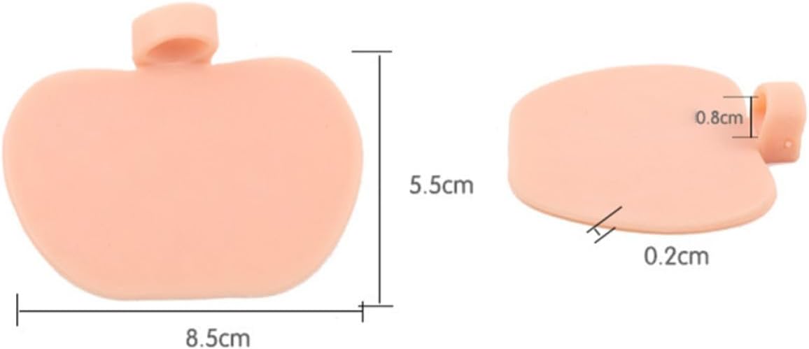 2pcs Forefoot Toe Separators with PU Insoles for Ball of Foot Support