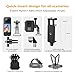 K&F Concept Accessories Set for GoPro Hero 13/12/11/10/9/8/7/6/5/4/DJI Osmo Action Series/Pocket 3/2/Insta360 X5/X4/X3, Chest Harness+Backpack Clip+360 Rotating Head Mount and Wrist Strap