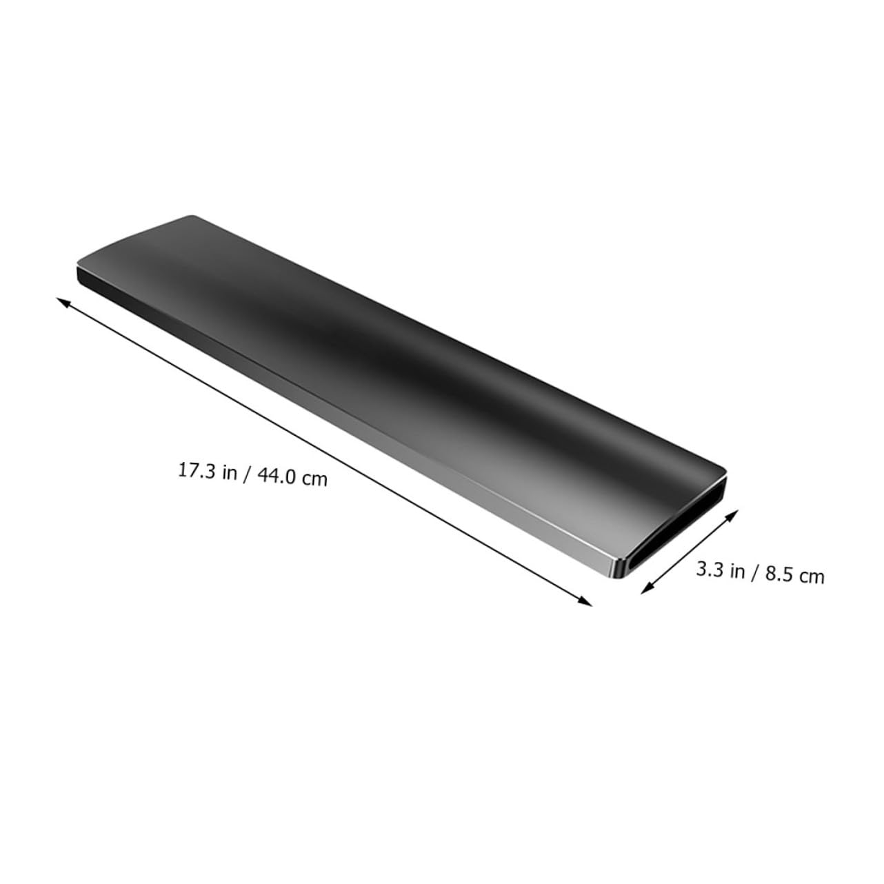 HOMSFOU Clavier Repose-poignets Pour Ordinateur Repose-poignet Alliage Aluminium Repose-poignet Pour Clavier