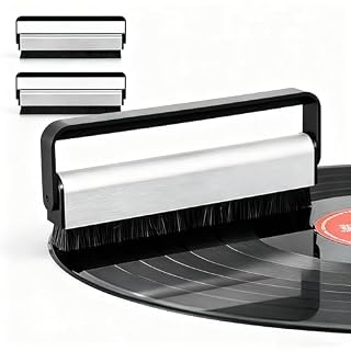 2 Pcs Vinyl Record Cleaner Brush Anti Static Carbon Fiber Vinyl Brush Record Player Dust Cleaning Accessories Christmas Music Lovers Gift for Lp Cd Albums Records - Les Beatles, Paul McCartney, John Lennon, RIngo Starr, George Harrison