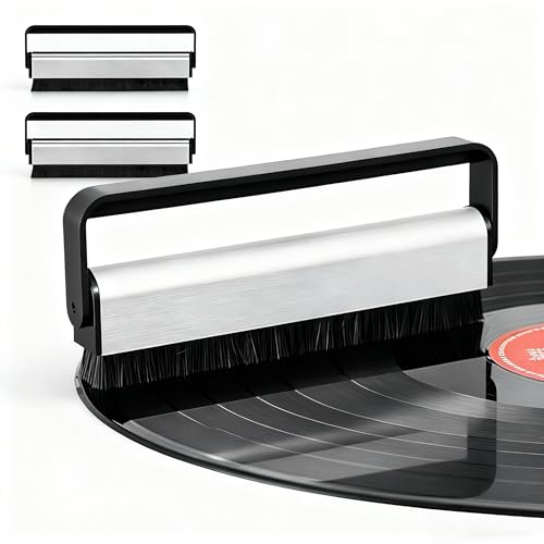 2 Pcs Vinyl Record Cleaner Brush Anti Static Carbon Fiber Vinyl Brush Record Player Dust Cleaning Accessories Christmas Music Lovers Gift for Lp Cd Albums Records - Les Beatles, Paul McCartney, John Lennon, RIngo Starr, George Harrison 2 Pcs Vinyl Record Cleaner Brush Anti Static Carbon Fiber Vinyl Brush Record Player Dust Cleaning Accessories Christmas Music Lovers Gift for Lp Cd Albums Records